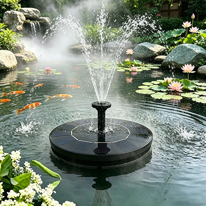 4 LED Lights Waterproof Solar Powered Fish Pond/Pool