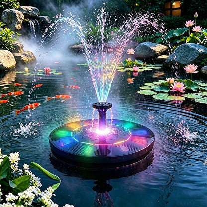 4 LED Lights Waterproof Solar Powered Fish Pond/Pool